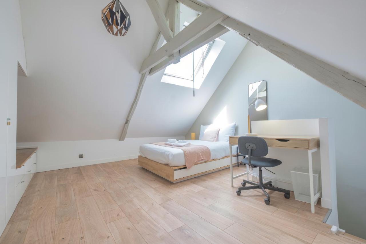 Triplex Cosy Lägenhet Reims Exteriör bild